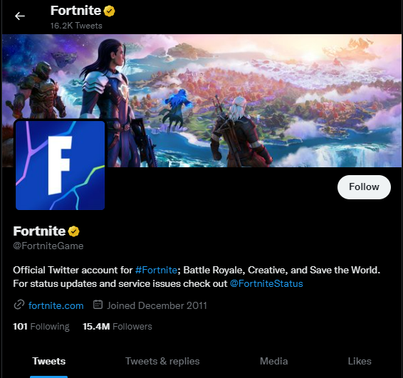 Fortnite Twitter