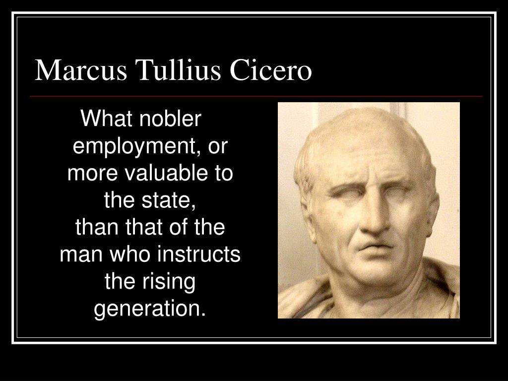 Marcus Tullius Cicero