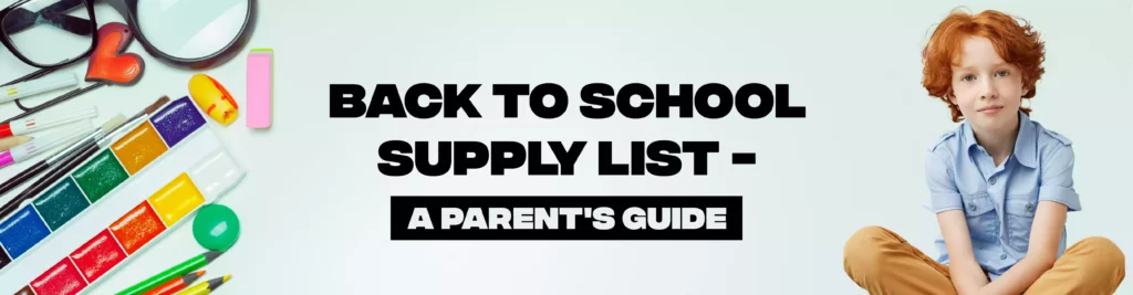 Back to School Supply List