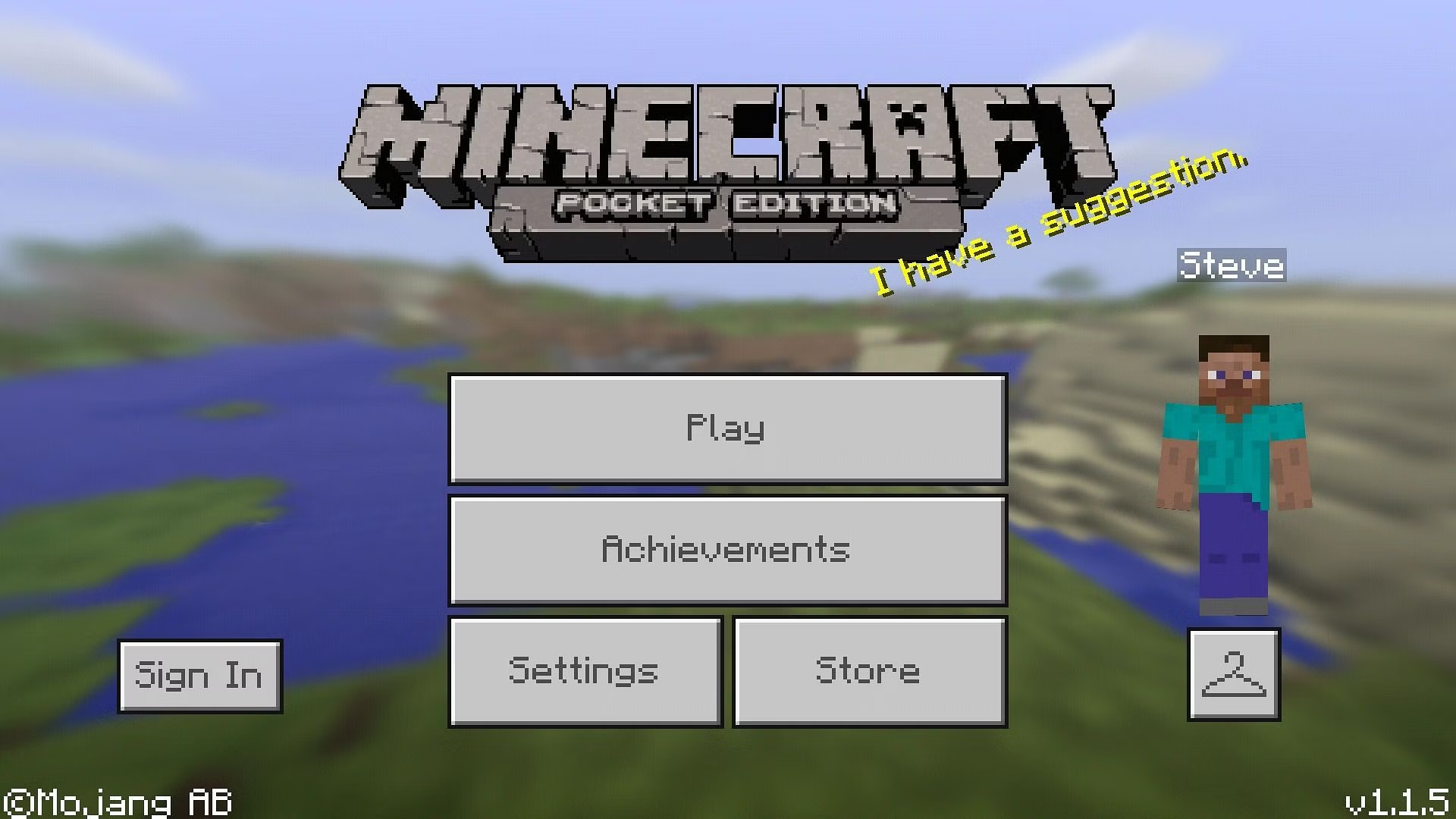 Launch Minecraft on Pocket Edition