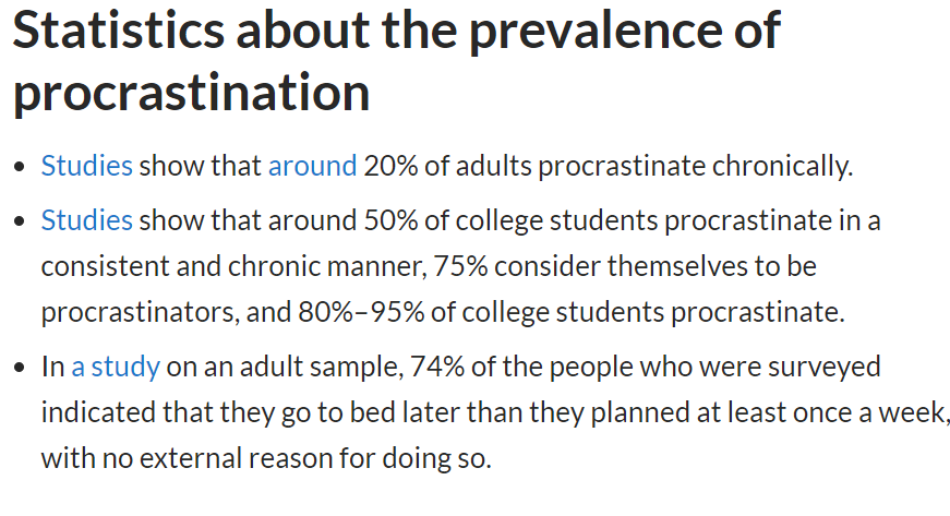 overcome procrastination