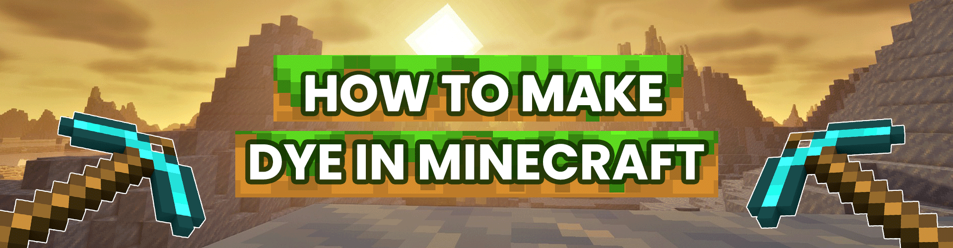 How To Make Dye In Minecraft