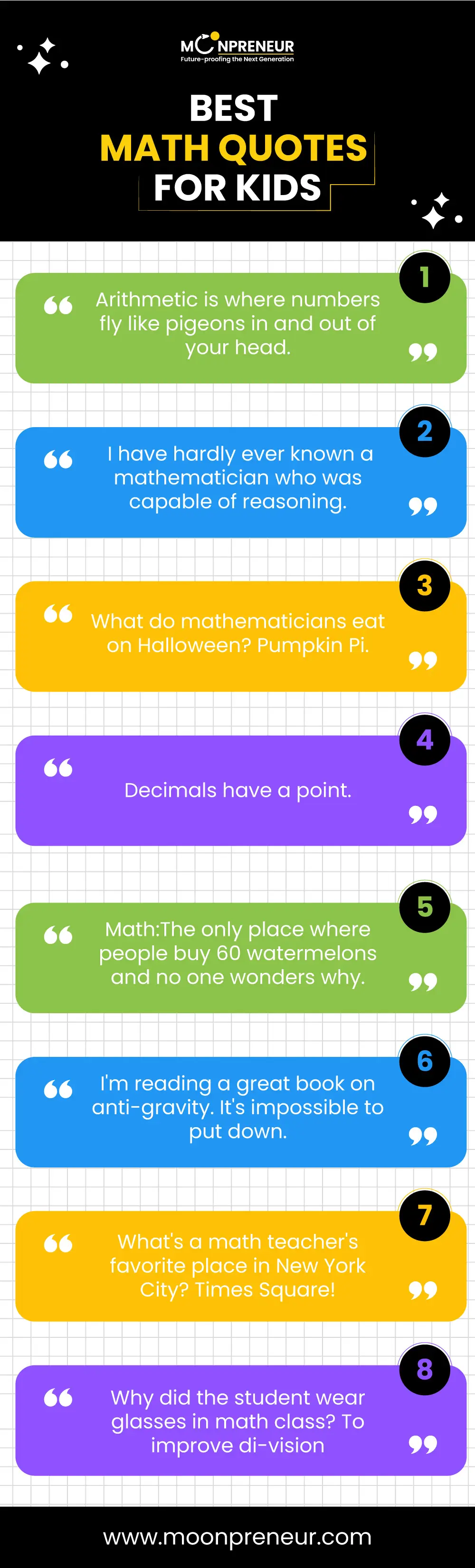 MATH QUOTES FOR KIDS