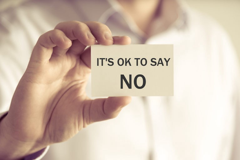 Learn to Say No