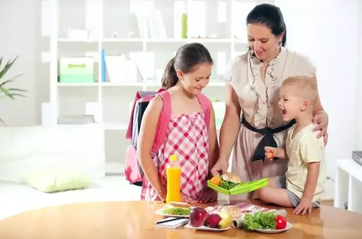 Children Getting Ready For School