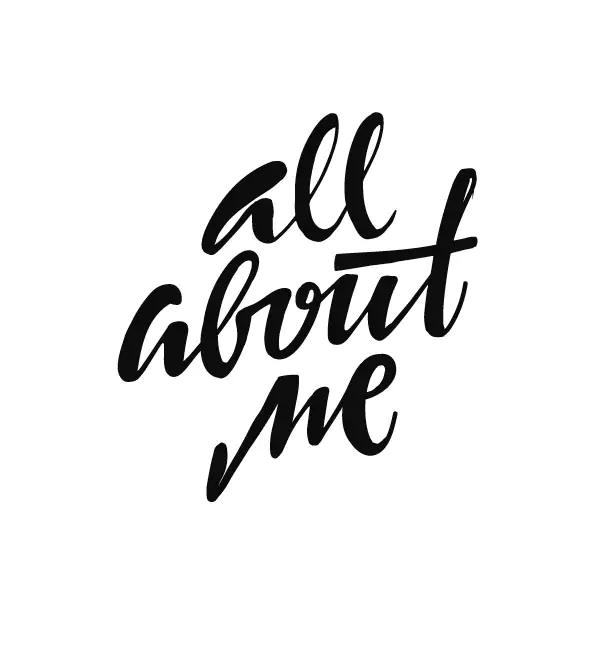 All About Me Poster