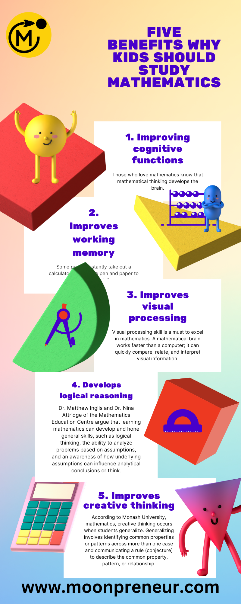 Five Benefits Why Kids Should Study Mathematics