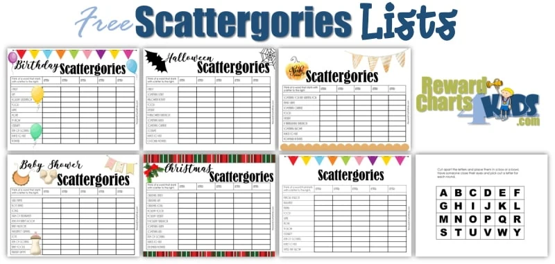 Scattergories Game 2