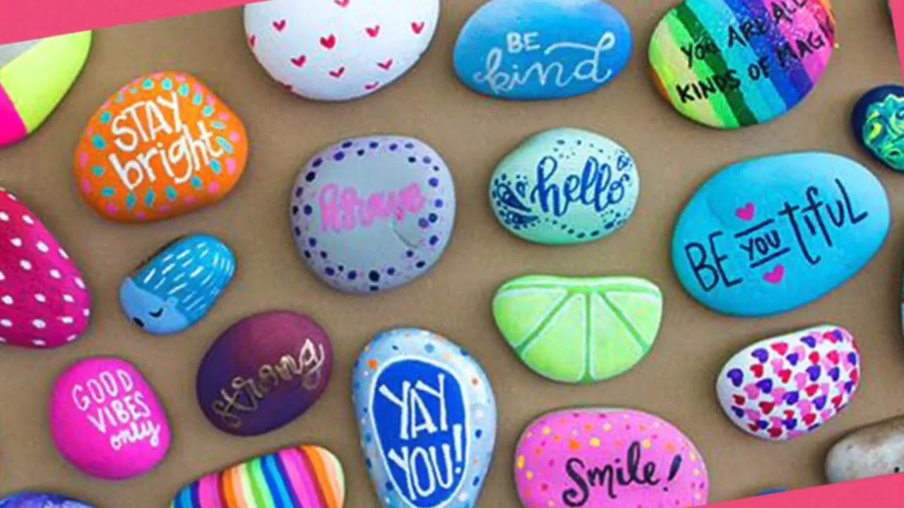 Painting Kindness Rocks