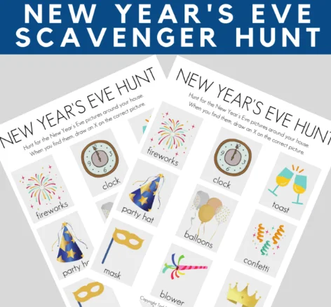 New Years Eve Scavenger Hunt