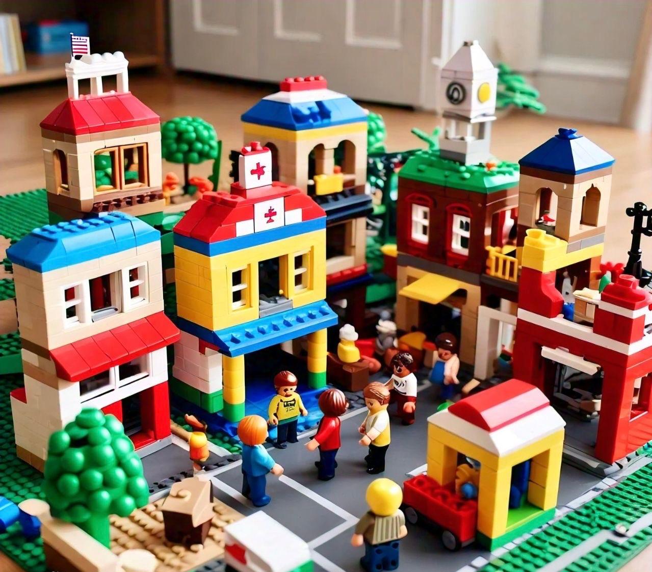 Build a Community Helper Village with Blocks