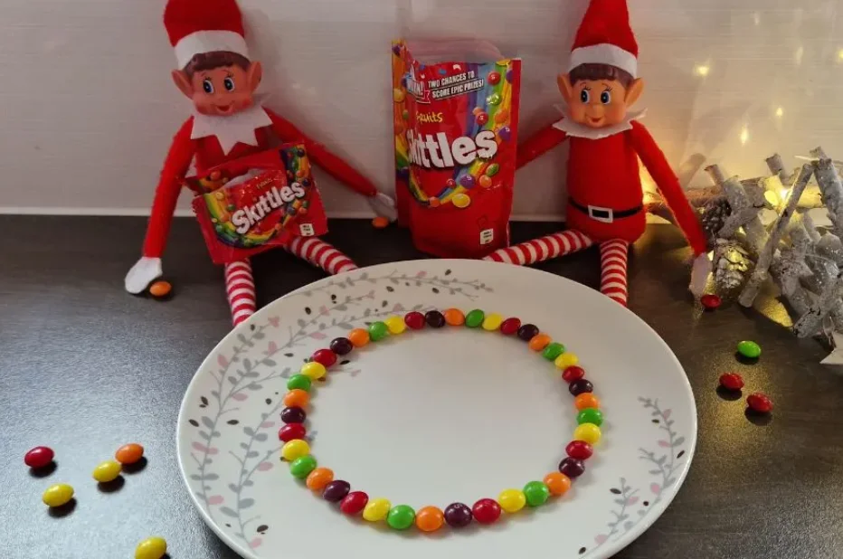 Elf Skittles Trick