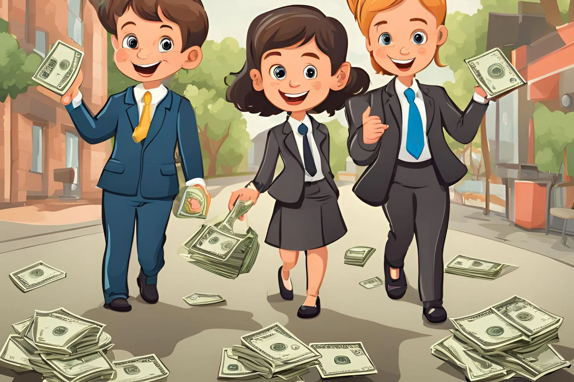 Kids As Businessman