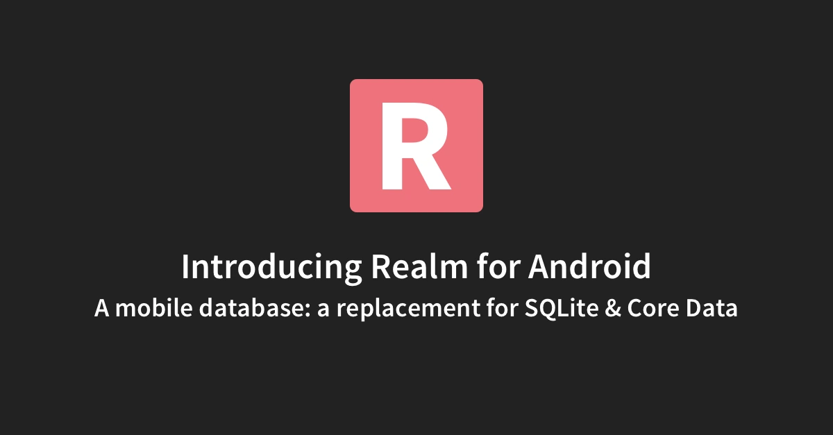 Android Studio Google's Realm