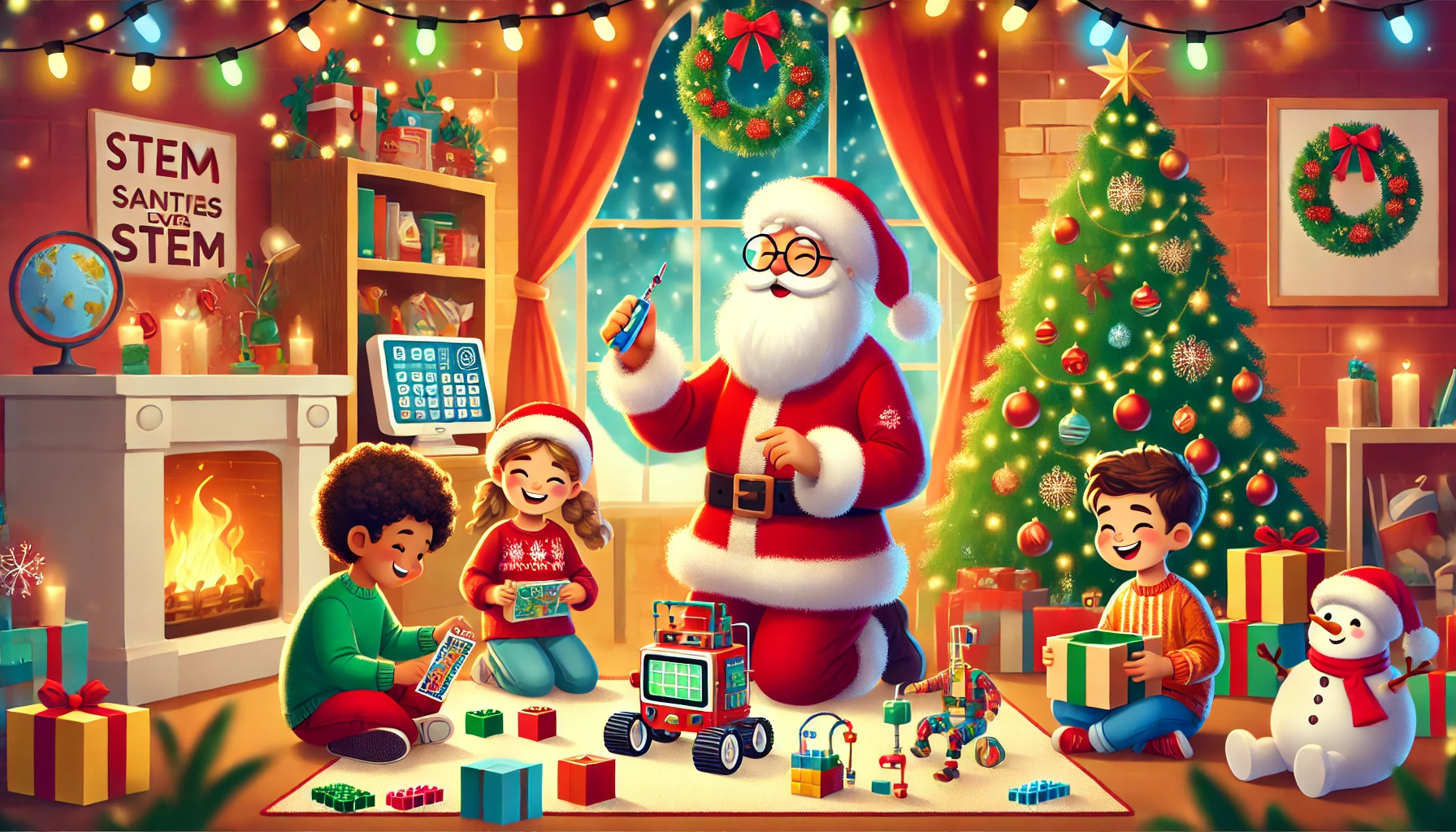 Santa Loves Stem Christmas Activities For Kids