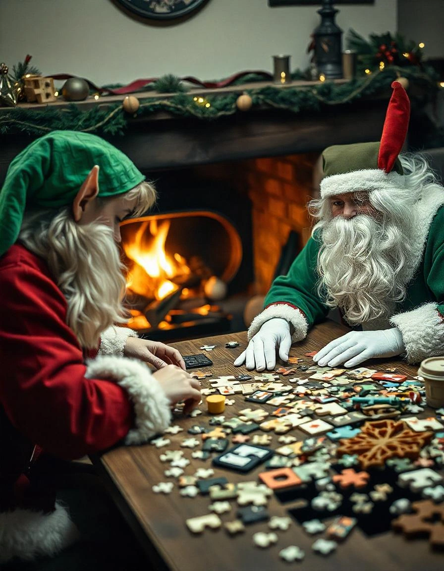 Santa's Workshop Math Puzzles