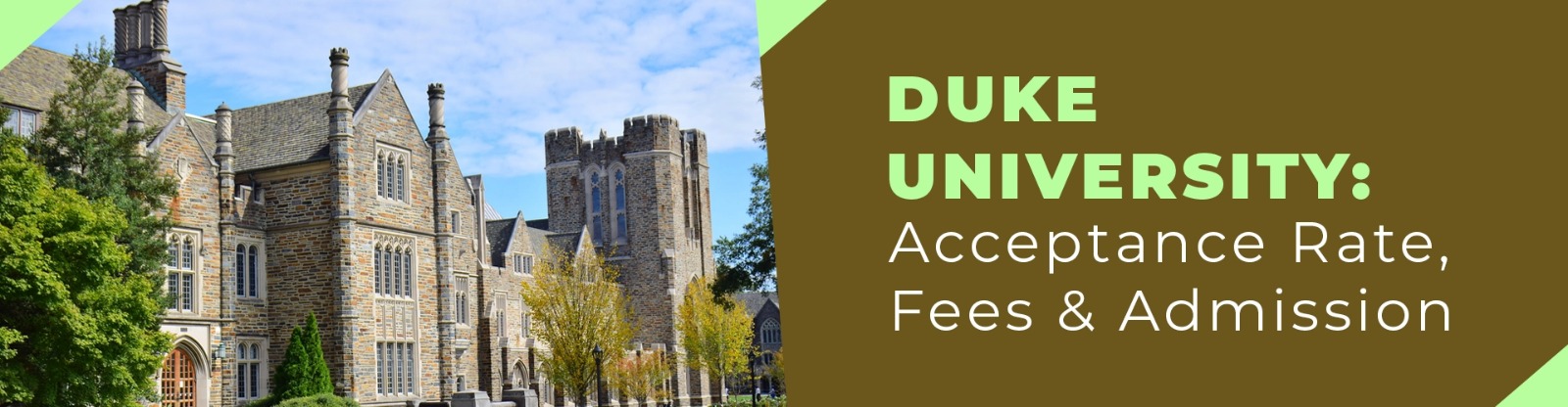 Duke University: Acceptance Rate, Fees & Admission 2025