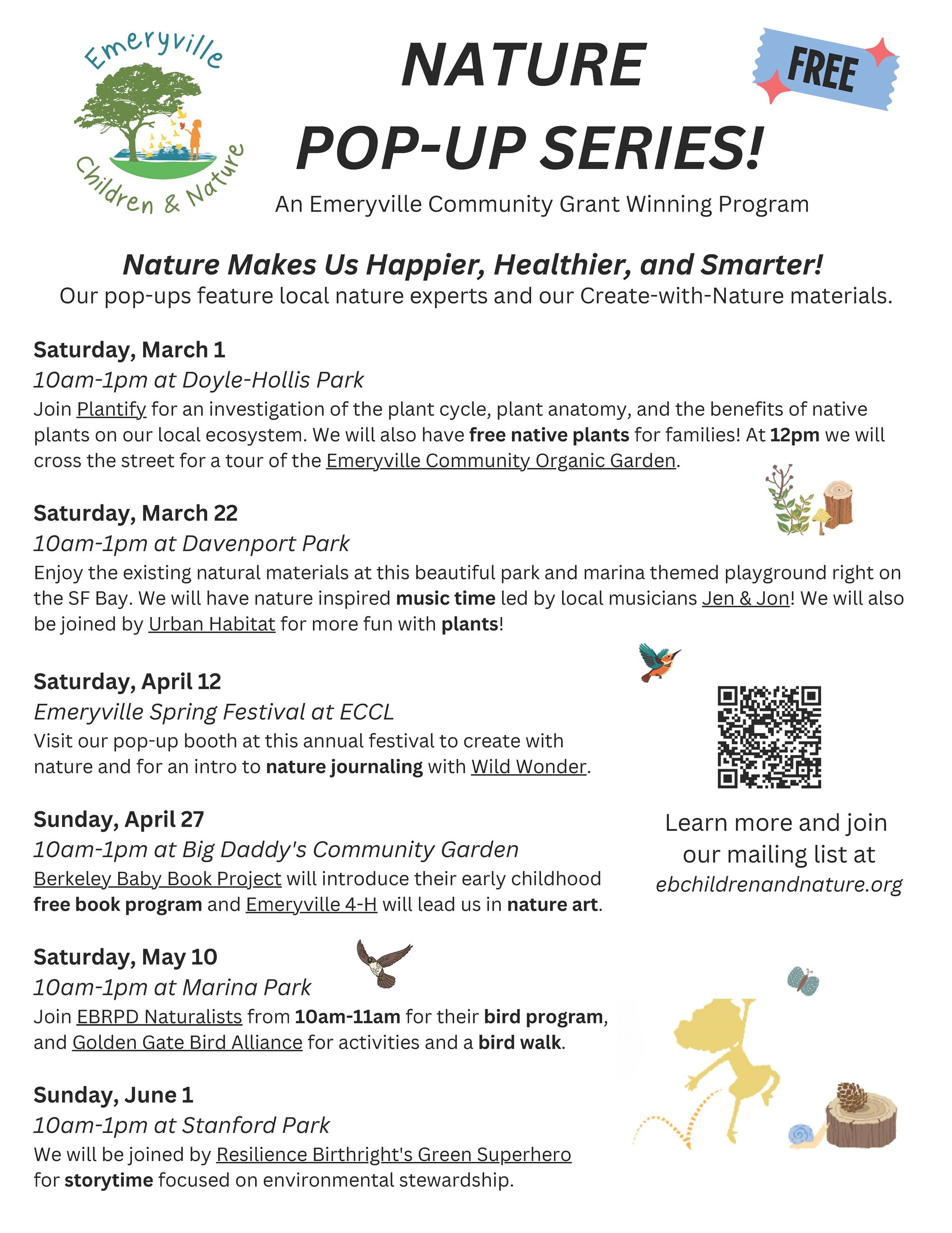 Nature Pop up Series