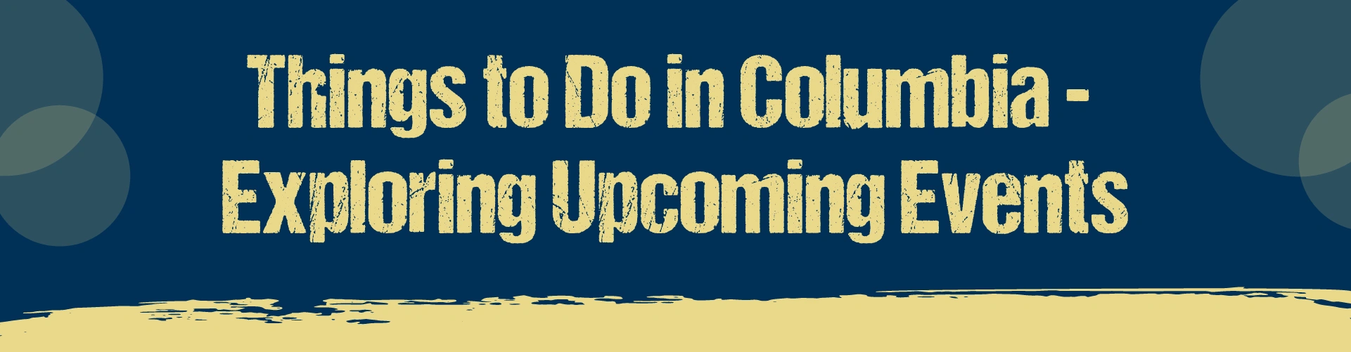 Events in Columbia