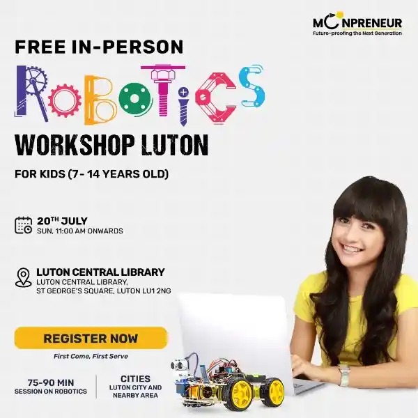 In-person Robotics Workshop for Kids