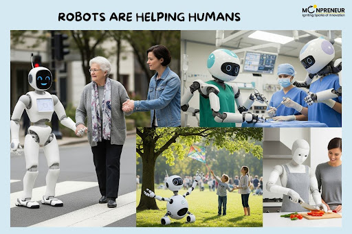 robots are helping human