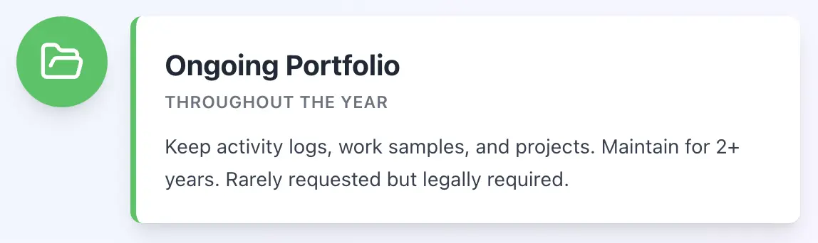 Florida homeschool Checklist