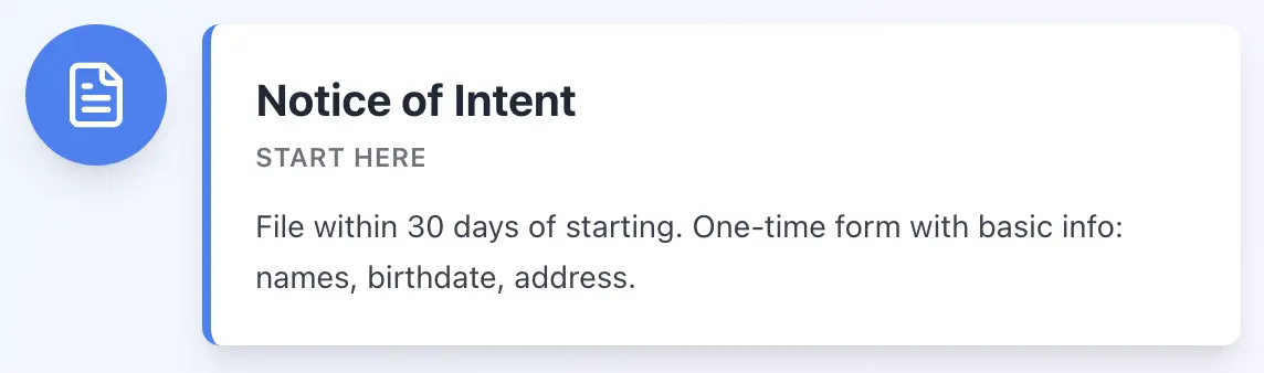 Florida homeschool Checklist