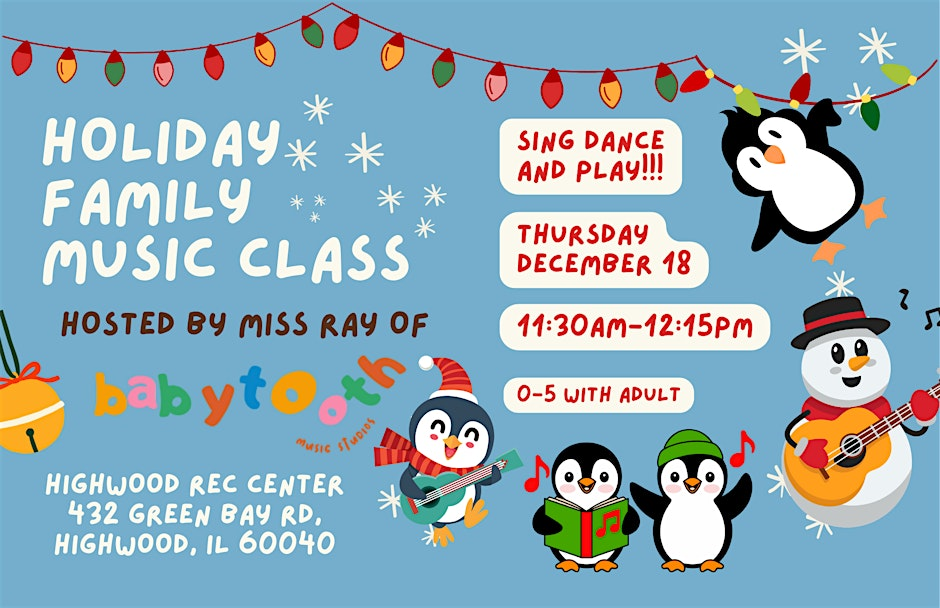 Holiday Family Music Class By Rachel Sarah Thomas
