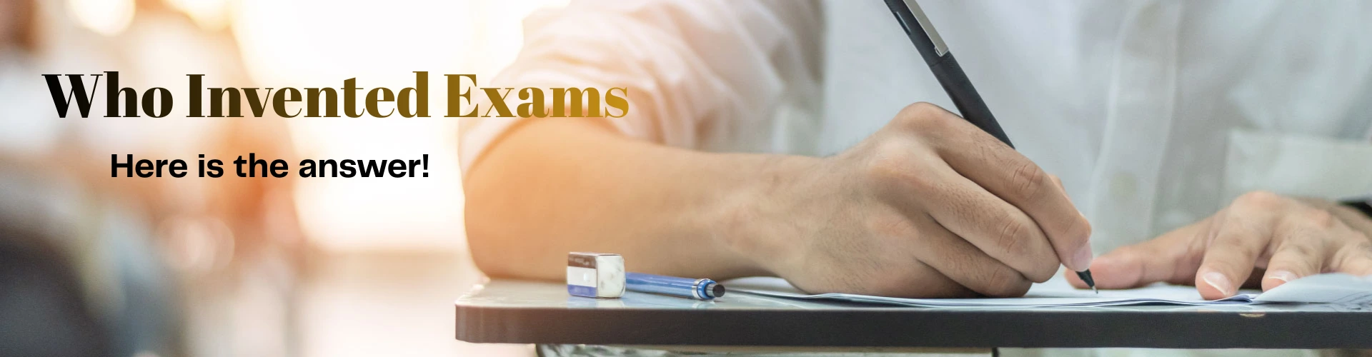 Who Invented Exams