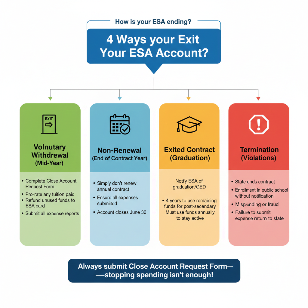 4 Ways Your Exist Your ESA Accounts