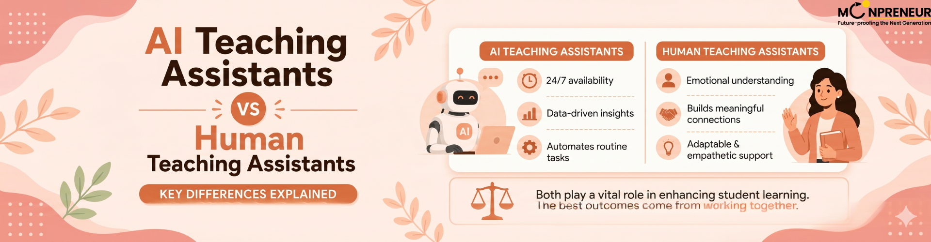 AI Teaching Assistants Vs Human Teaching Assistants
