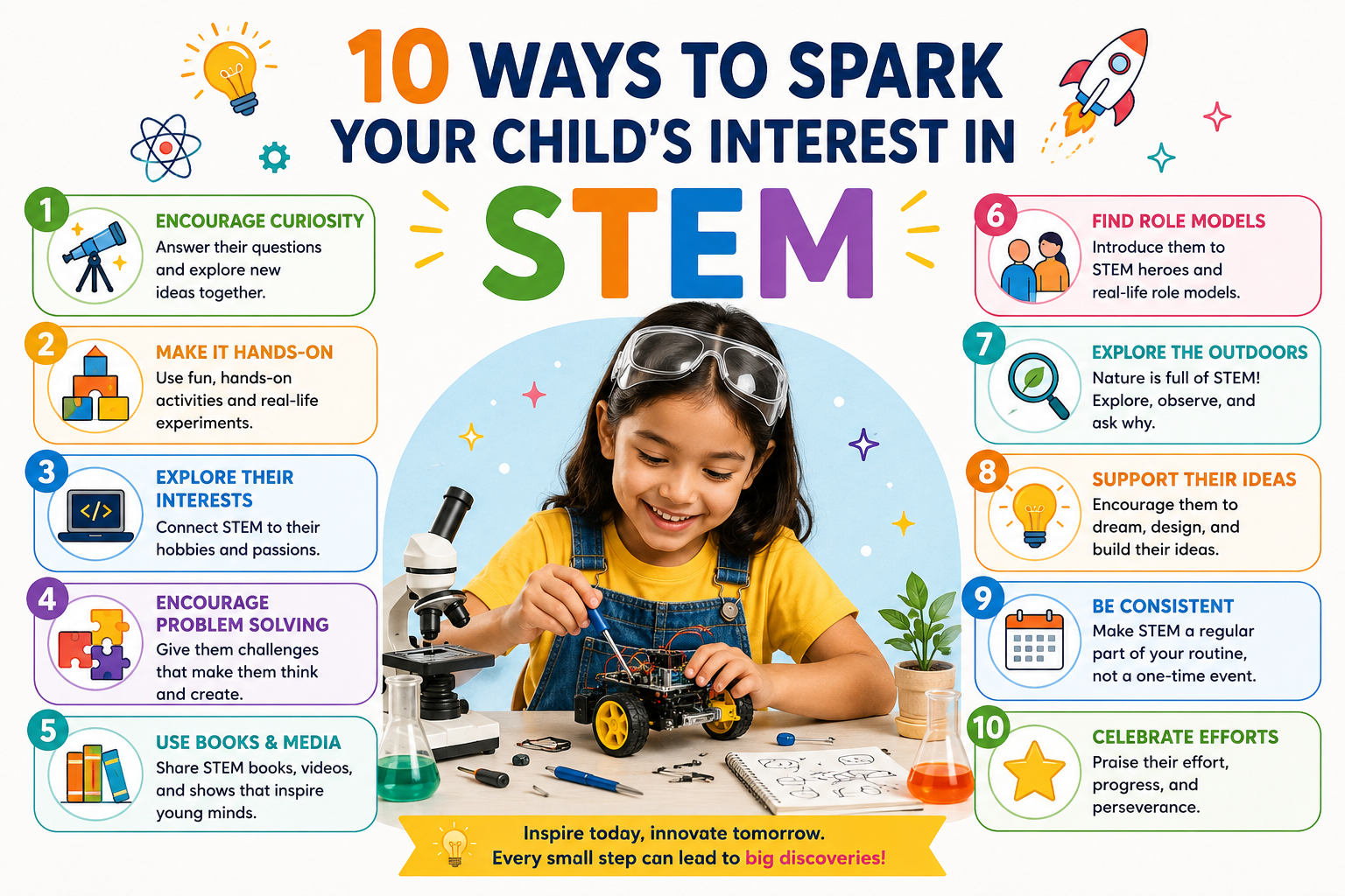 10 Ways to Spark STEM Curiosity