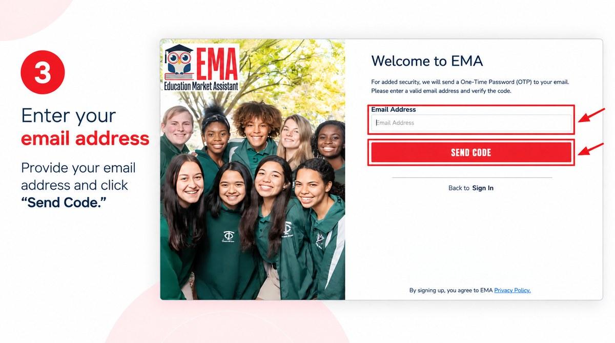 Enter your email address