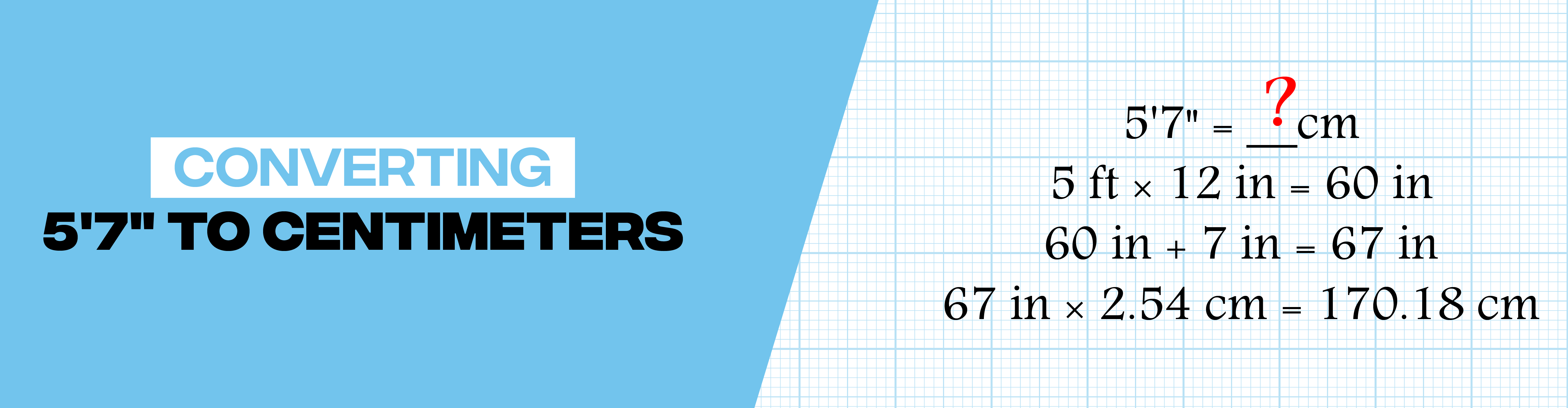 Converting 5 7 to Centimeters A Step by Step Guide