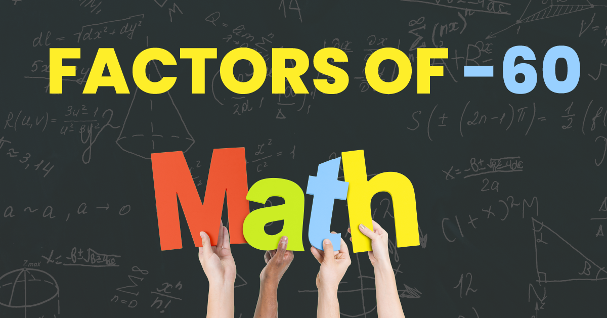 Factors Of -60