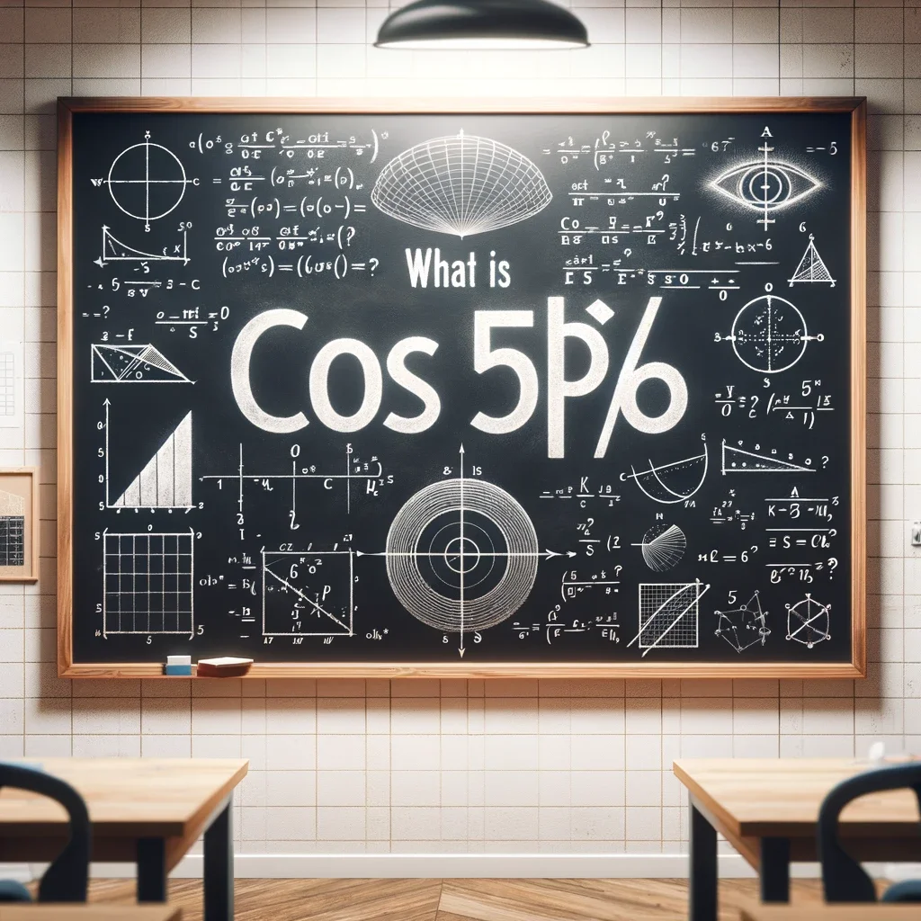 What is cos 5pi 6?