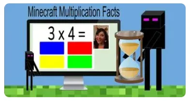 Minecraft Multiplication Advanced Math Course