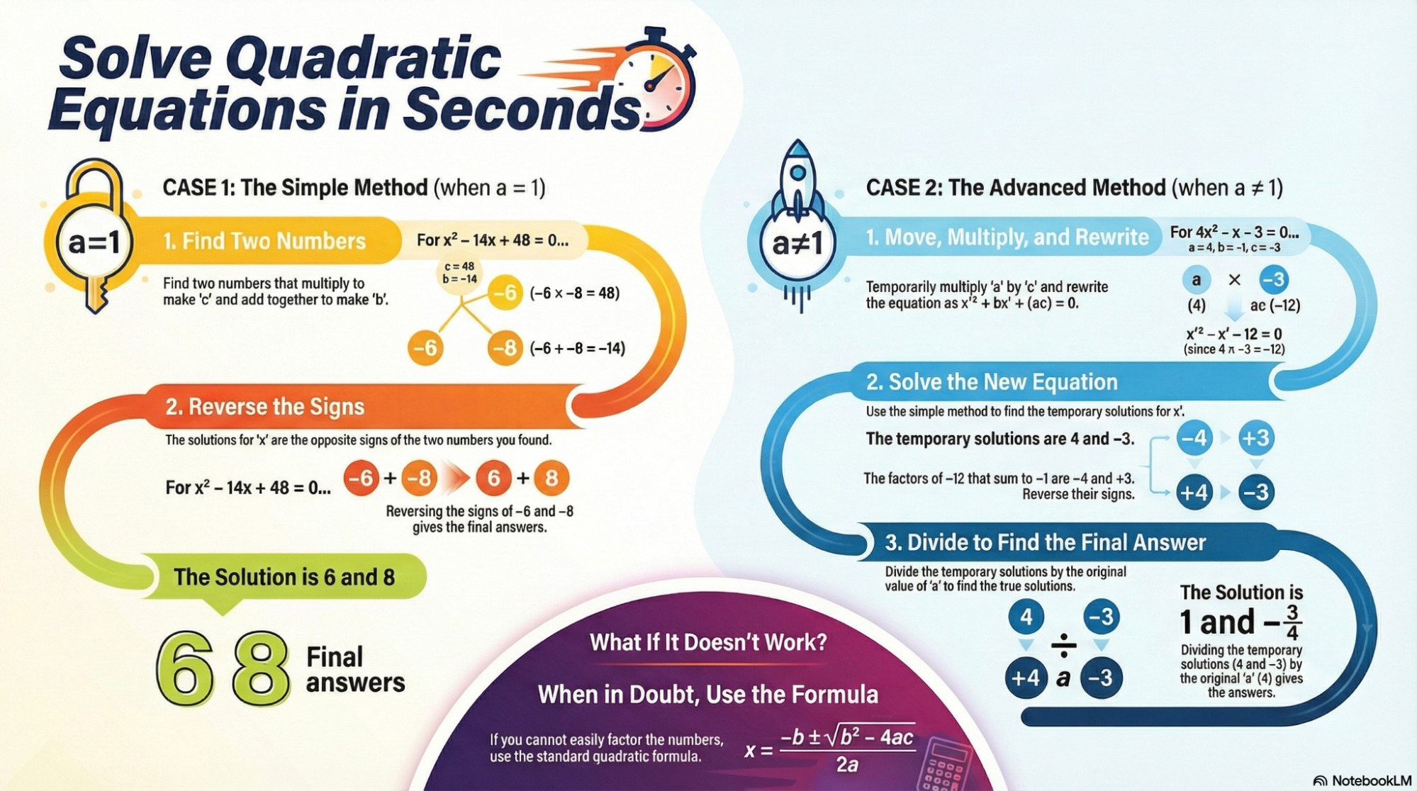 SAT Quadratics Equations