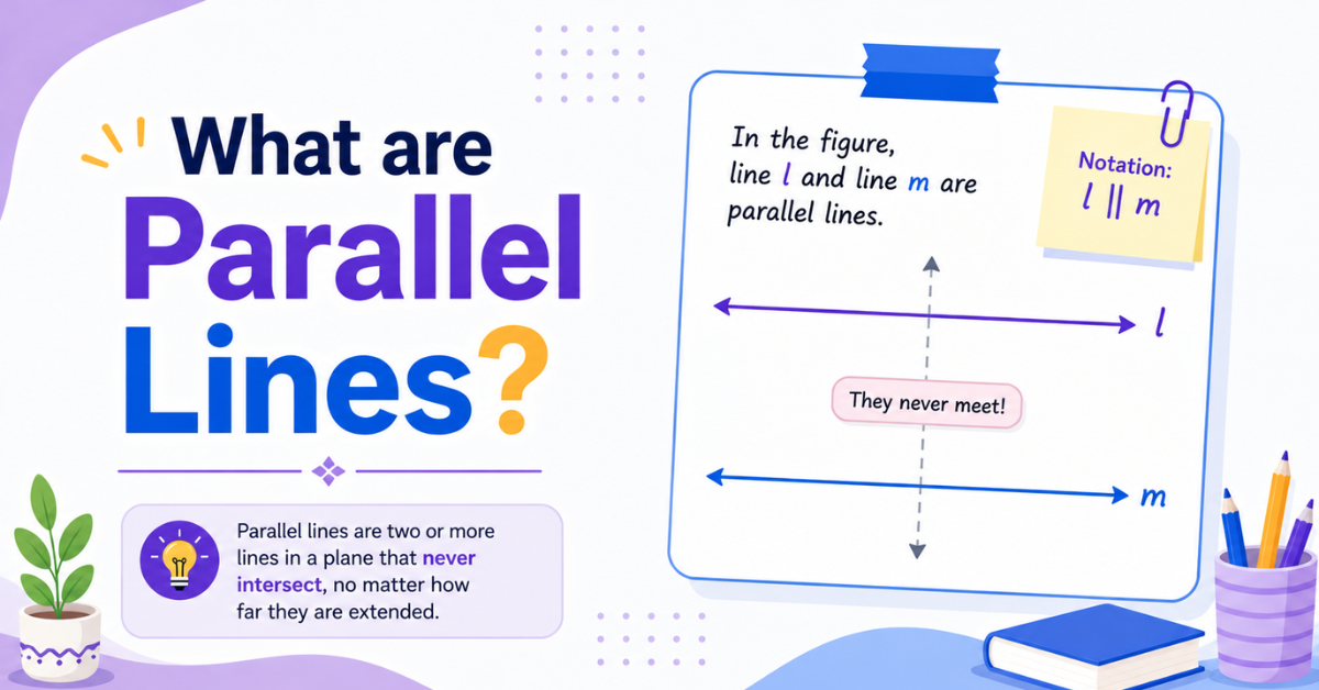Parallel lines: Definition, Properties, Examples & Uses