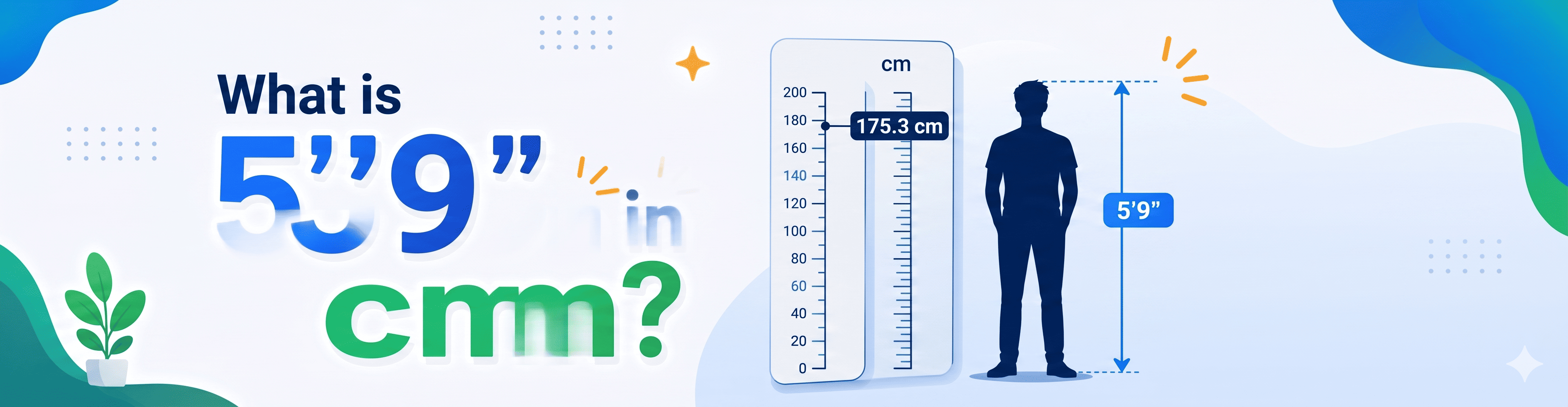 What Is 5 9 in Cm