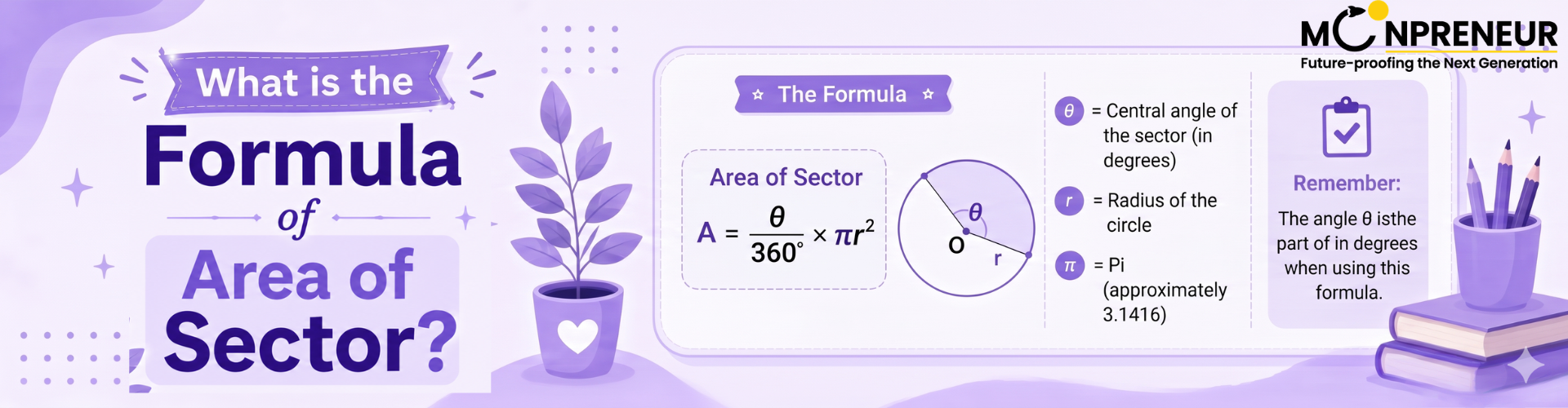 What Is Formula Of Area Of Sector