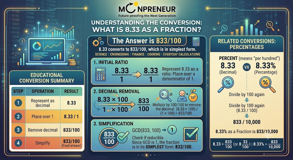 8.33 As A Fraction