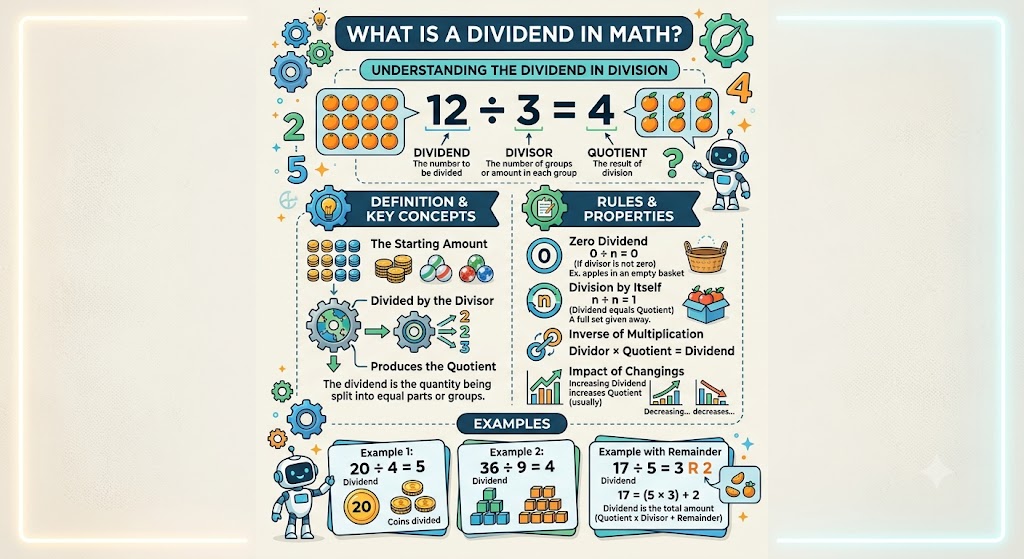 What is a Dividend in Math