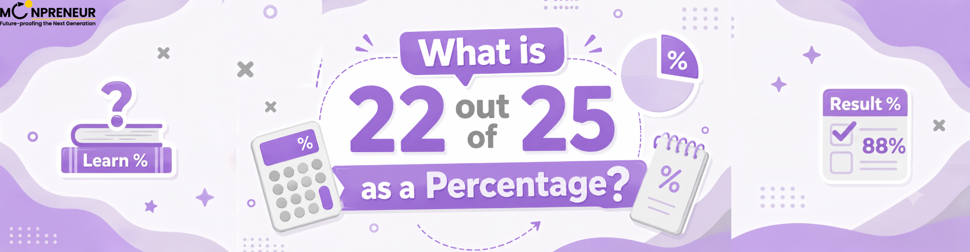 What Is 22 Out Of 25 As Percentage