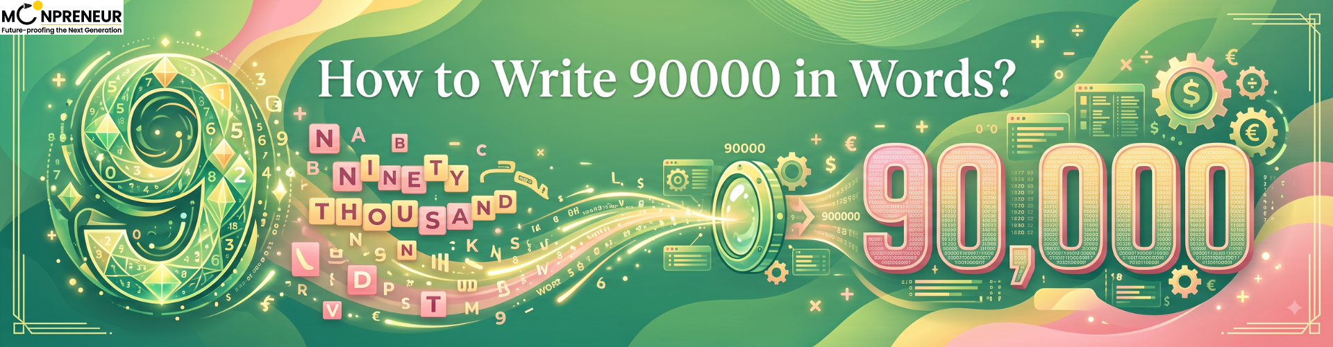 How to Write 90000 in Words