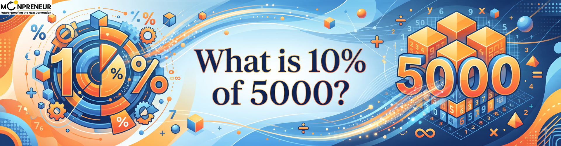 What is 10% of 5000