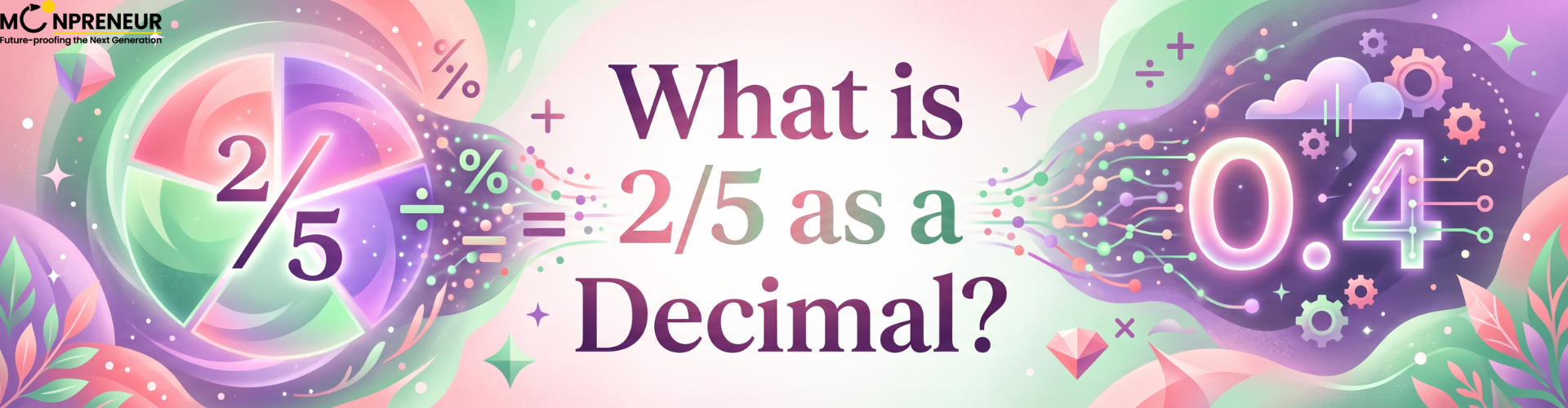 What is 2/5 as a Decimal