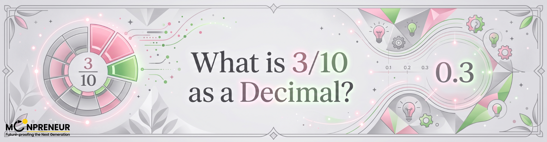 What Is 3/10 As A decimal 1