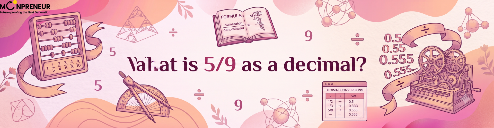 What Is 5/9 As A Decimal