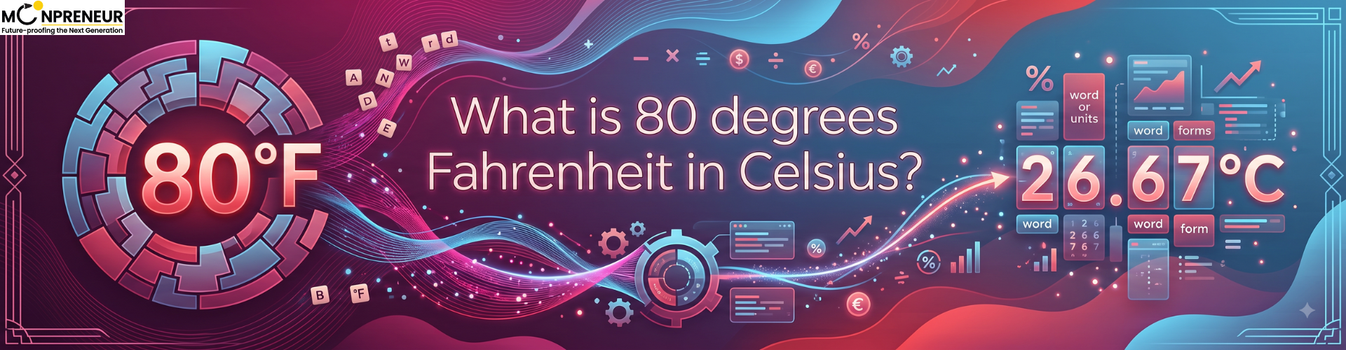 What Is 80 Degrees Fahrenheit In Celsius